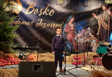 Powiększ obraz: "BOSKO KOLĘDOWAĆ JEZUSOWI" - udział w konkursie kolęd i pastorałek