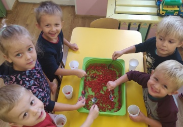 Powiększ obraz: TERAPIA RĘKI Z WYKORZYSTANIEM DARÓW JESIENI - MALUCHY