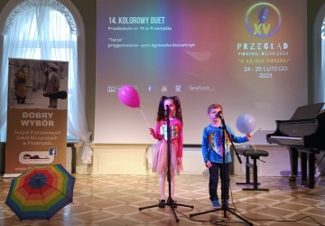 Powiększ obraz: "W KRAINIE PIOSENKI" - Laureaci Konkursu Piosenki Dziecięcej w Szkole Muzycznej, Gratulujemy!!!