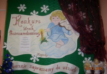 Powiększ obraz: KONKURS na stroik bożonarodzeniowy - 15.12.2010r.